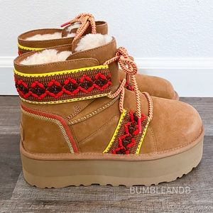 NWOB UGG Classic Mini II Braid Platform